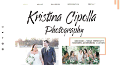 Desktop Screenshot of kristinacipolla.com